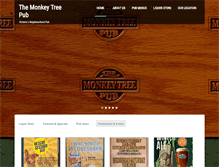 Tablet Screenshot of monkeytreepub.ca